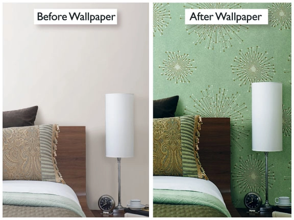 Custom mural wallpaper in Santa Clarita home